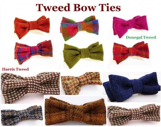 Tweed Bow Ties