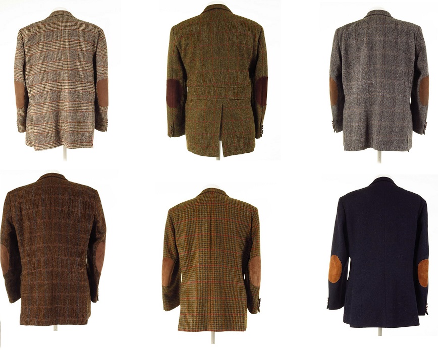 Harris Tweed Jackets With Elbow Patches