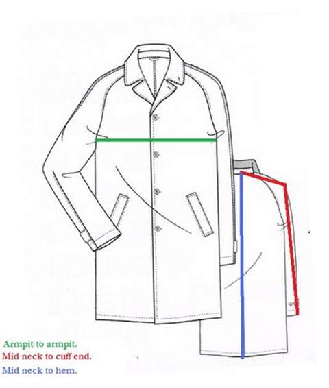 Coat Measuring Guide